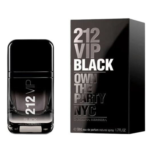 Perfume 212 Vip Black Carolina Herrera Masculino Eau de Parfum com 50ml